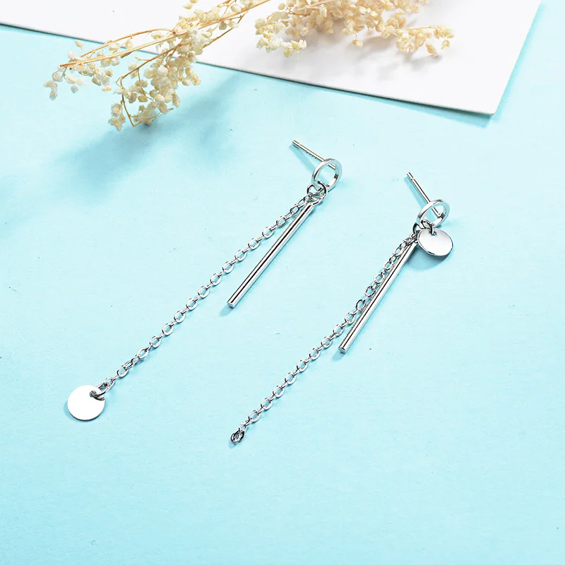 Prevent allergy 925 Sterling Silver Asymmetry Tassel Long Round Bead Drop Earring for Women Fashion Jewelry eh187
Prevent allergy 925 Sterling Silver Asymmetry Tassel Long Round Bead Drop Earring for Women Fashion Jewelry eh187