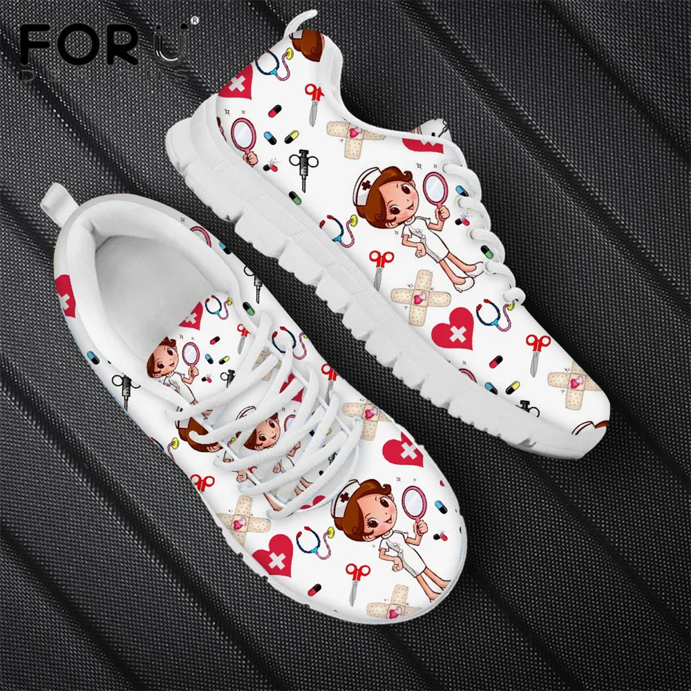 FORUDESIGNS/Женские туфли-лодочки мультфильм Стоматолог Медсестра узор Повседневная обувь Обувь с дышащей сеткой; Женские кроссовки; Zapatos Mujer
FORUDESIGNS/Женские туфли-лодочки мультфильм Стоматолог Медсестра узор Повседневная обувь Обувь с дышащей сеткой; Женские кроссовки; Zapatos Mujer