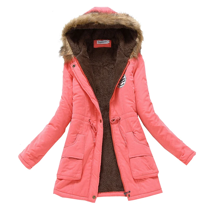 Новая зимняя стеганая верхняя одежда, Женская Корейская Шерстяная парка с капюшоном и флисовой подкладкой, винтажное пальто средней длины
Новая зимняя стеганая верхняя одежда, Женская Корейская Шерстяная парка с капюшоном и флисовой подкладкой, винтажное пальто средней длины