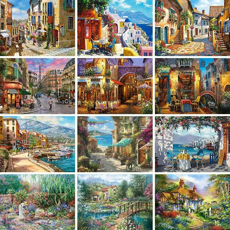 GATYZTORY Painting By Numbers seaside Picture Drawing On Canvas Acrylic Paints landscape Handmade oil Painting Home Decor
GATYZTORY Painting By Numbers seaside Picture Drawing On Canvas Acrylic Paints landscape Handmade oil Painting Home Decor