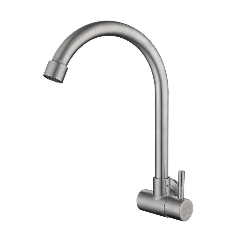Kitchen Faucet Wall Mounted Stainless Steel Single Cold Water Faucet Kitchen Tap Kitchen Accessories
Kitchen Faucet Wall Mounted Stainless Steel Single Cold Water Faucet Kitchen Tap Kitchen Accessories