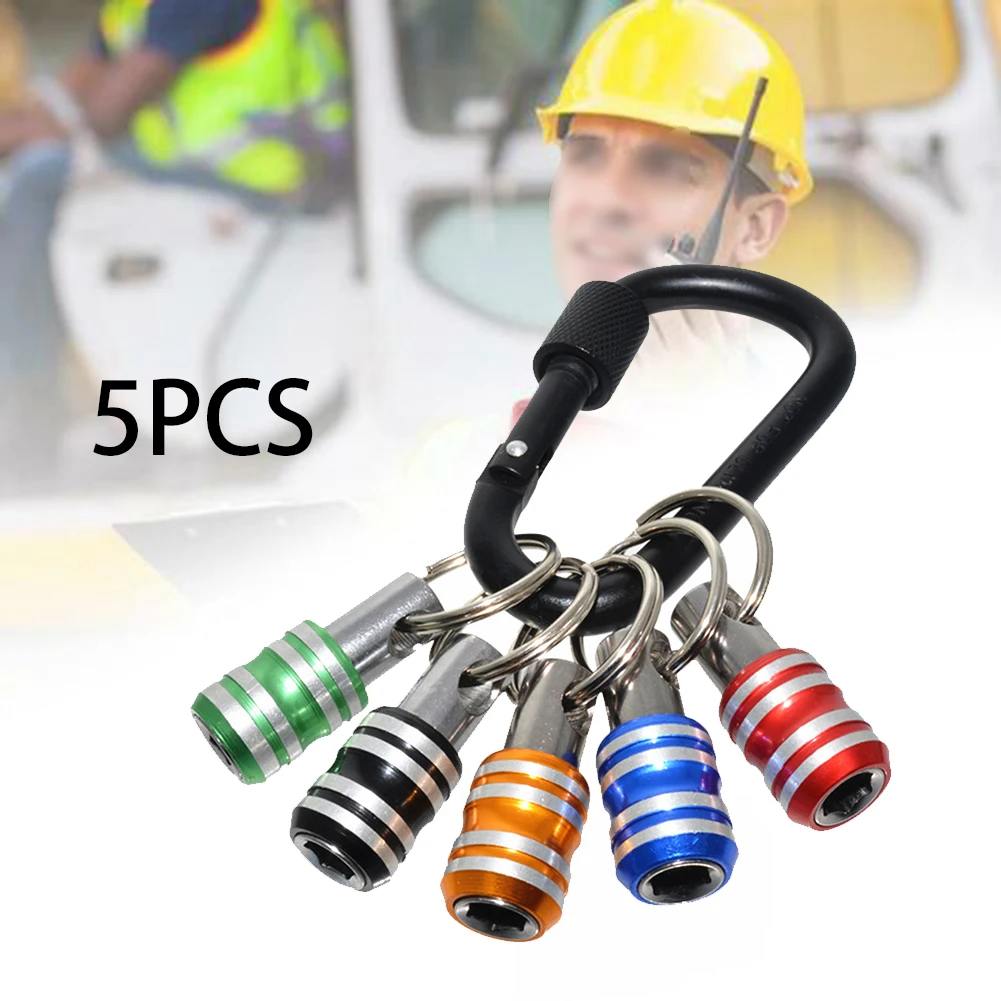 1/4'' Screwdriver Bit Hex Shank Screwdriver Bits Keychain Holder Extension Bar Drill Screw Adapter Power Tool Supplies 5pcs
1/4'' Screwdriver Bit Hex Shank Screwdriver Bits Keychain Holder Extension Bar Drill Screw Adapter Power Tool Supplies 5pcs