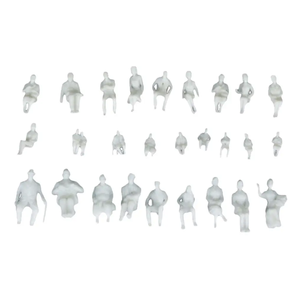 20 Packs of White Sitting Figures, Train Park Street Layout Accessory, 55mm
20 Packs of White Sitting Figures, Train Park Street Layout Accessory, 55mm