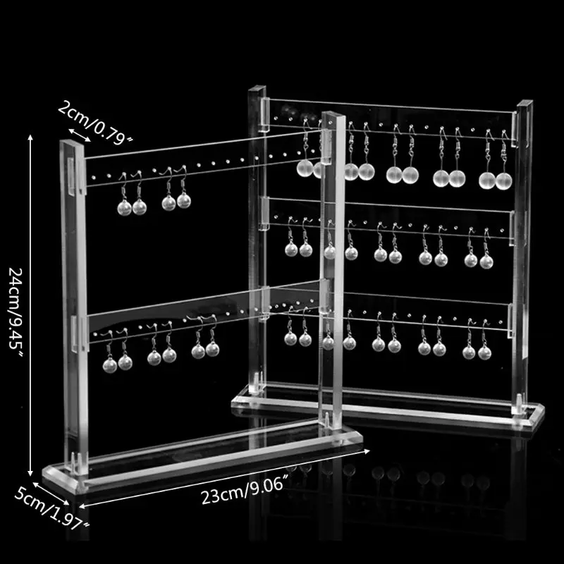 Acrylic Jewelry Storage Box Transparent Earring Display Stand Studs Earring Case 69HB
Acrylic Jewelry Storage Box Transparent Earring Display Stand Studs Earring Case 69HB