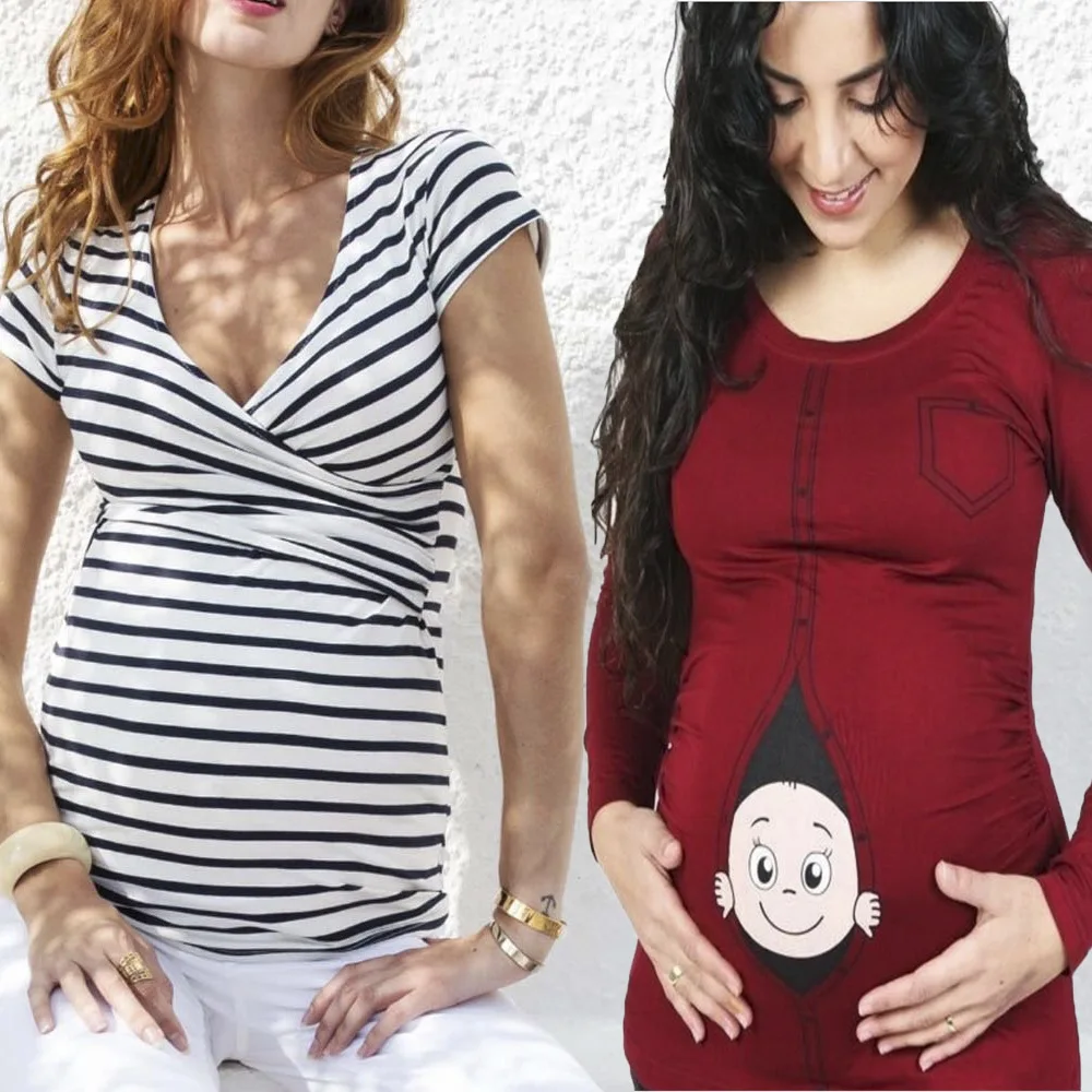 2021 pregnant women T-shirt dolls make strange print pregnant women's cross-breastfeeding T-shirt maternity
2021 pregnant women T-shirt dolls make strange print pregnant women's cross-breastfeeding T-shirt maternity