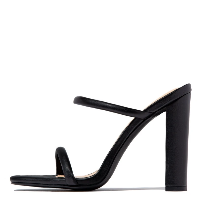 2021 New Arrival Sqaure Toe Heels Shoe Black PU High Heel Shoes Women Sandals Sliper Woman Shoes Zapatos Mujer White Slippers 43
2021 New Arrival Sqaure Toe Heels Shoe Black PU High Heel Shoes Women Sandals Sliper Woman Shoes Zapatos Mujer White Slippers 43