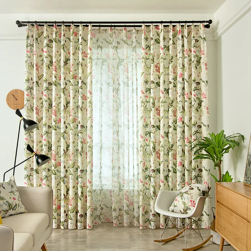 American Floral Printed Curtains For Bedroom Living Room Window Blackout Curtain For Kitchen Bedroom Luxury Garden Blinds Drapes
American Floral Printed Curtains For Bedroom Living Room Window Blackout Curtain For Kitchen Bedroom Luxury Garden Blinds Drapes