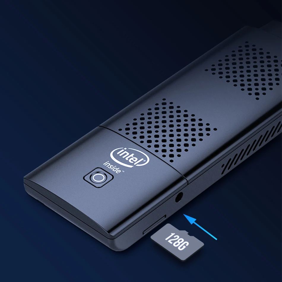 YCSD Mini PC Stick Intel Celeron N4100 Quad-cores 4GB LPDDR4 128GB eMMC Windows 10 HDMI 2.0 4K 60Hz 2.4G/5.0G WiFi Bluetooth 4.2
YCSD Mini PC Stick Intel Celeron N4100 Quad-cores 4GB LPDDR4 128GB eMMC Windows 10 HDMI 2.0 4K 60Hz 2.4G/5.0G WiFi Bluetooth 4.2