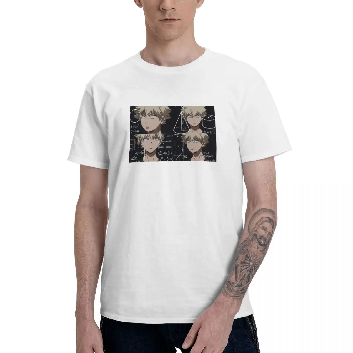 Anime Confused Bakugo Anime Meme Aesthetic Clothes Men's Basic Short Sleeve T-Shirt Graphic Funny Tops
Anime Confused Bakugo Anime Meme Aesthetic Clothes Men's Basic Short Sleeve T-Shirt Graphic Funny Tops