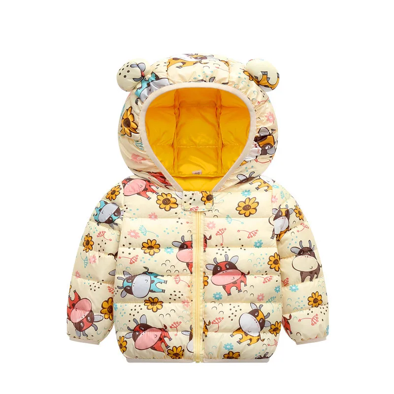 2021 New Winter Baby Girls Jacket Full Print Cartoon Pattern Keeping Warm Coat For Kids Toddler Children Hooded Outerwear
2021 New Winter Baby Girls Jacket Full Print Cartoon Pattern Keeping Warm Coat For Kids Toddler Children Hooded Outerwear