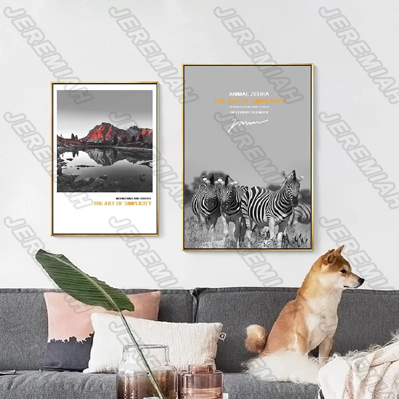 Animal Painting Waterproof Ink Canvas Painting Nordic Poster Print Picture Modern Home Decoration
Animal Painting Waterproof Ink Canvas Painting Nordic Poster Print Picture Modern Home Decoration