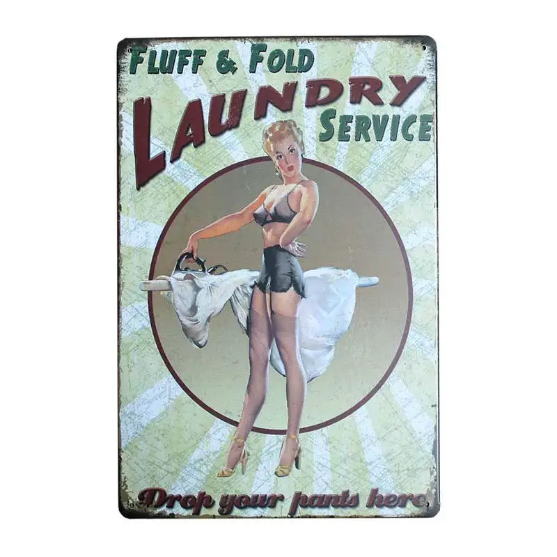 Fifties Comic Book Style Retro Laundry Sign Wall Decor Metal Plate Vintage Poster Laundry Room Decoration Plate xcm
Fifties Comic Book Style Retro Laundry Sign Wall Decor Metal Plate Vintage Poster Laundry Room Decoration Plate xcm