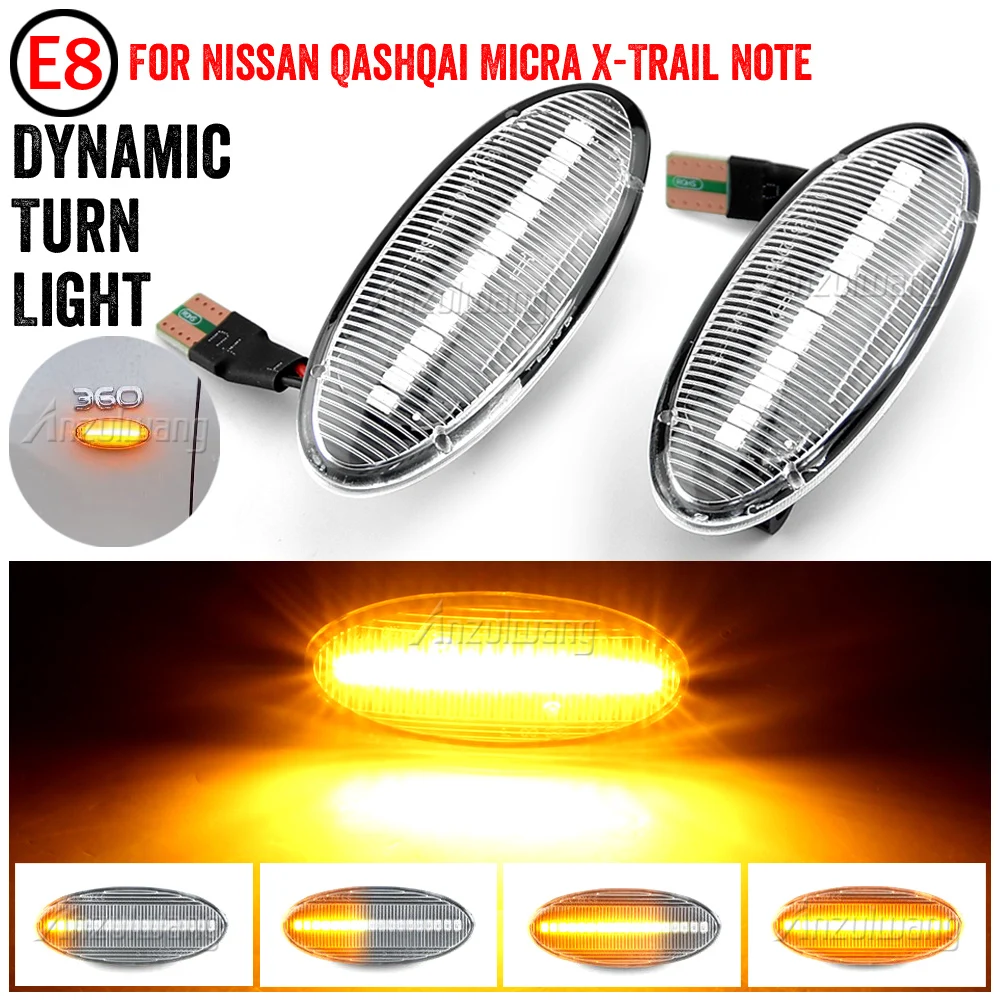 Dynamic Auto LED Side Marker Turn Signal Light Clear For Nissan Qashqai J10 X-trail T31 Cube Juke Leaf Micra Micra K13 Note E11
Dynamic Auto LED Side Marker Turn Signal Light Clear For Nissan Qashqai J10 X-trail T31 Cube Juke Leaf Micra Micra K13 Note E11