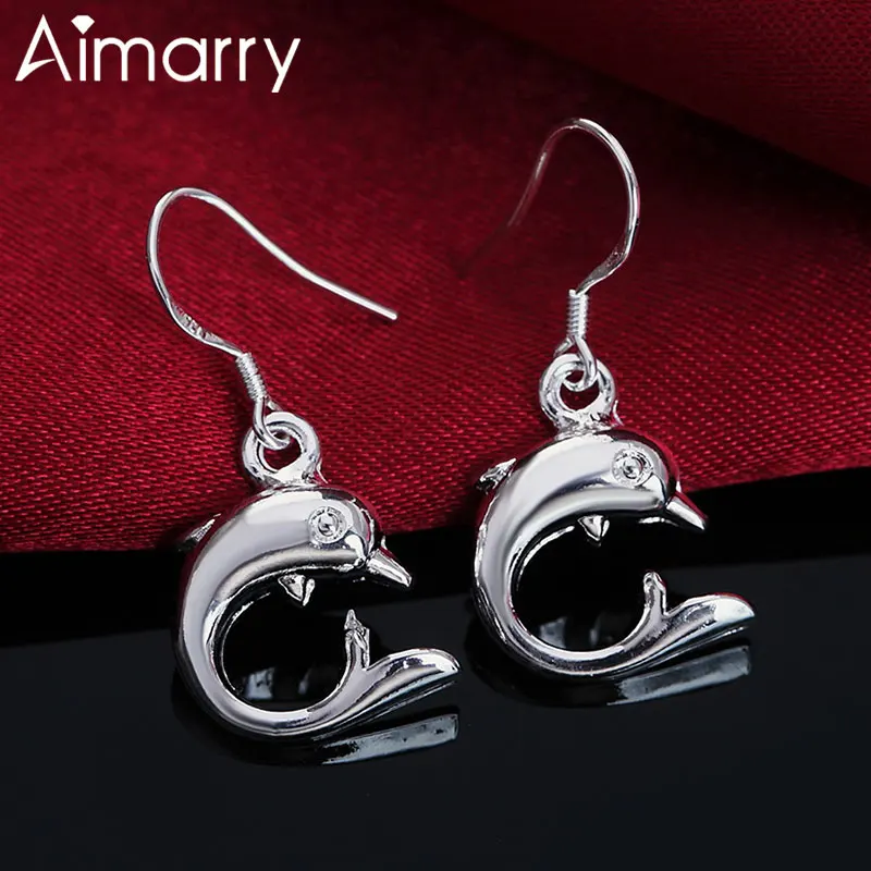 Aimarry 925 Sterling Silver Dolphin Pendant Earring For Women Party Birthday Engagement Gifts Wedding Fashion Jewelry
Aimarry 925 Sterling Silver Dolphin Pendant Earring For Women Party Birthday Engagement Gifts Wedding Fashion Jewelry