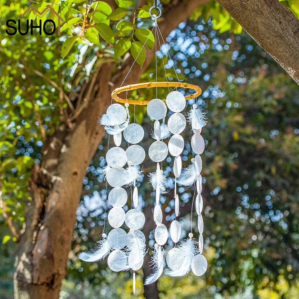 Fashion Shell Wind Chimes Feather Wind Chimes Dream Catcher Home Chimes Unique Windchime for Outdoor Indoor Garden Yard
Fashion Shell Wind Chimes Feather Wind Chimes Dream Catcher Home Chimes Unique Windchime for Outdoor Indoor Garden Yard