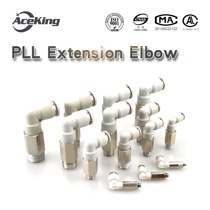 Premium PLL extended l-thread elbow pll4-m5 / 01 / 02 / 03 / 04 pll4 / 6 / 8 / 10 / 12 connector
Premium PLL extended l-thread elbow pll4-m5 / 01 / 02 / 03 / 04 pll4 / 6 / 8 / 10 / 12 connector