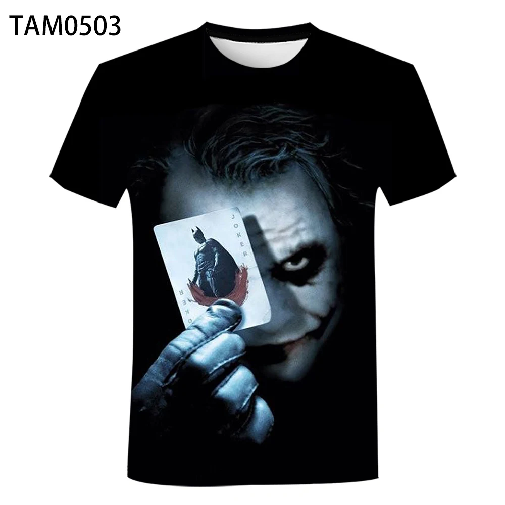 Summer Men's 3D Printed Clown Pattern Street Children's Short-sleeved Casual Cool Top T-shirt
Summer Men's 3D Printed Clown Pattern Street Children's Short-sleeved Casual Cool Top T-shirt