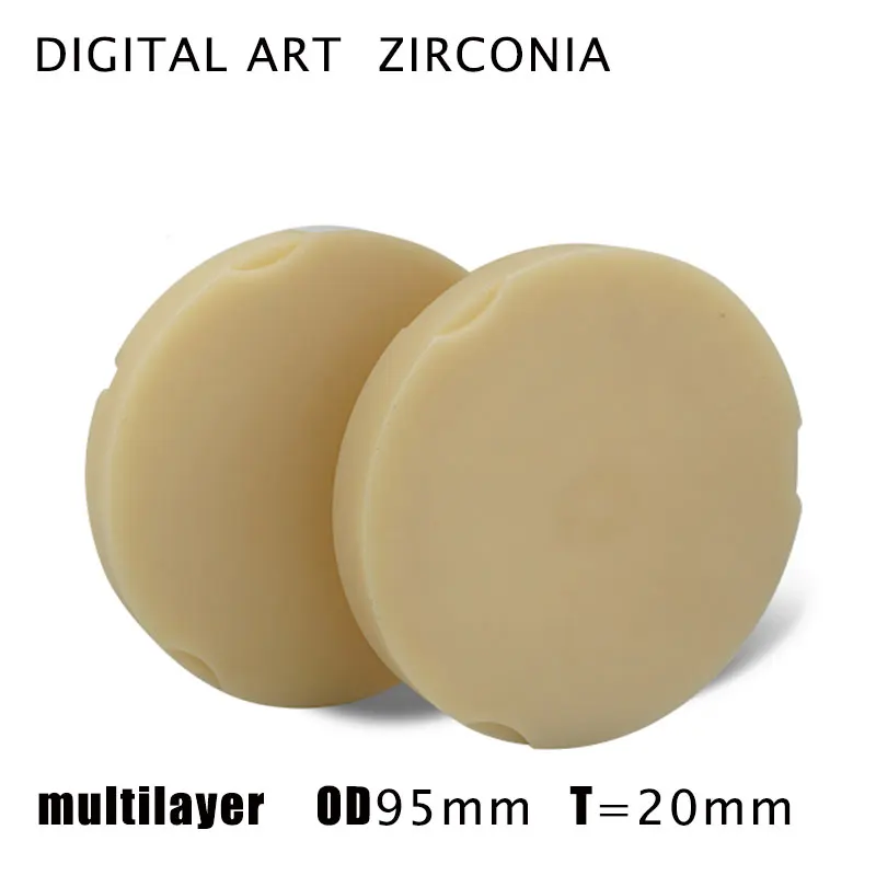Digitalart cad cam dental pmma multilayer pmma for temporary crown and bridge thickness PMMAML95mm20mmA1-D4
Digitalart cad cam dental pmma multilayer pmma for temporary crown and bridge thickness PMMAML95mm20mmA1-D4