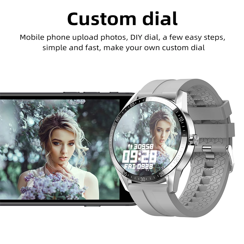 2021 New Smart Watch Full circle touch Sport Fitness Tracker Heart Rate Blood Pressure Sleep men Smartwatch For iOS Android
2021 New Smart Watch Full circle touch Sport Fitness Tracker Heart Rate Blood Pressure Sleep men Smartwatch For iOS Android