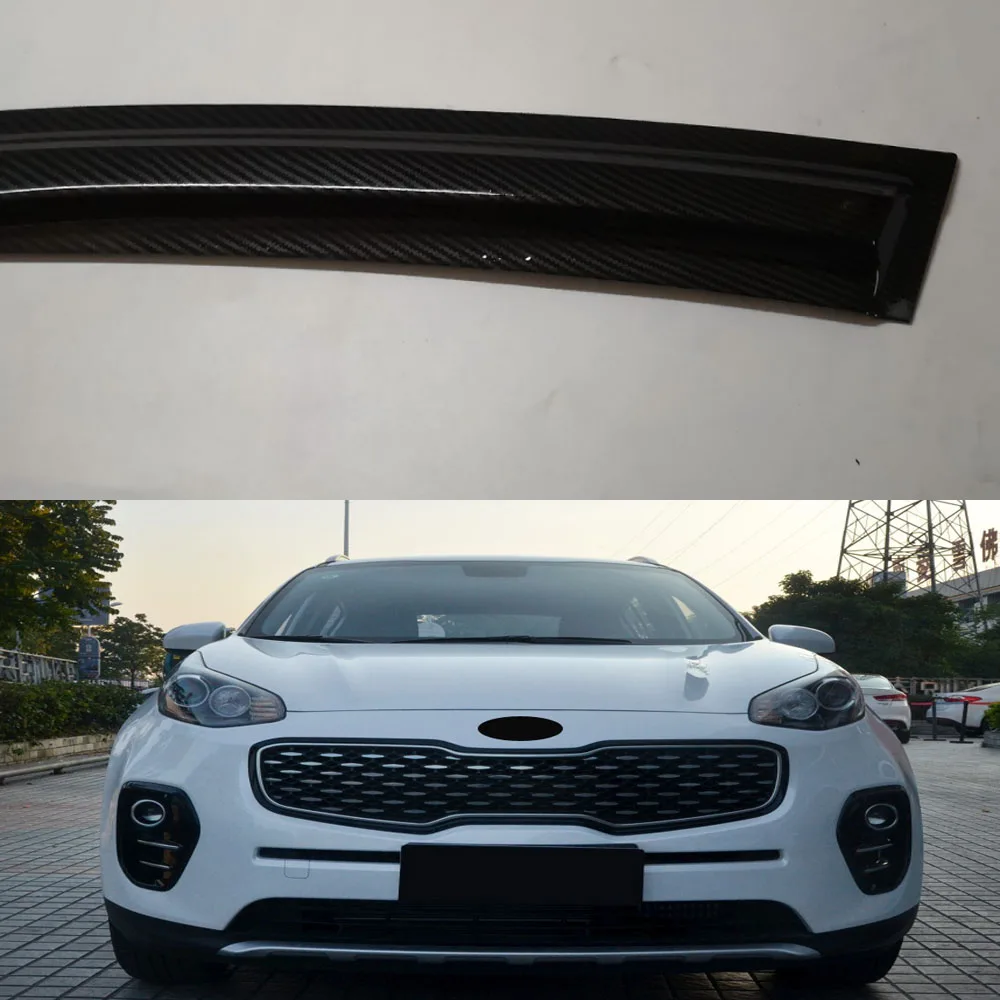 Carbon fiber texture Window Visor Vent Shades Sun Rain Deflector Guard Fit 2016-2018 new for KIA Sportage KX5 Auto parts
Carbon fiber texture Window Visor Vent Shades Sun Rain Deflector Guard Fit 2016-2018 new for KIA Sportage KX5 Auto parts