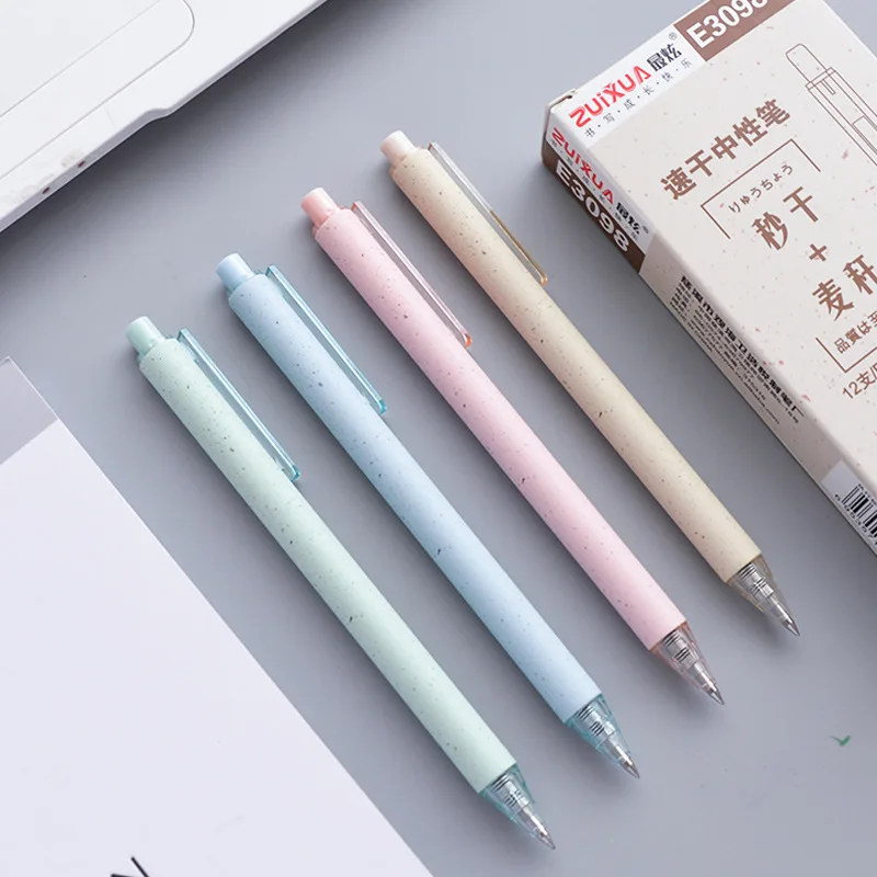 4pcs Nature wheat gel pen 0.5mm ballpoint Black color writing pens Stationery Office accessories School supplies FB411
4pcs Nature wheat gel pen 0.5mm ballpoint Black color writing pens Stationery Office accessories School supplies FB411