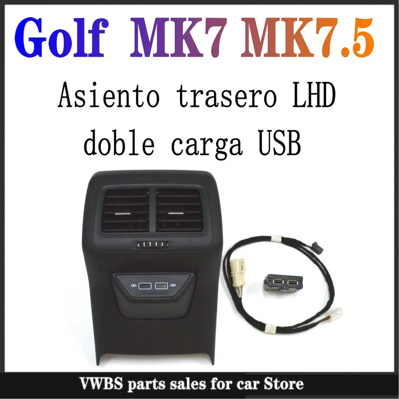 Conector USB para asiento trasero, Armerst, USB con cableado para V W Tiguan MK2 Golf MK7 MK7.5 para MQB Octavia Superb
Conector USB para asiento trasero, Armerst, USB con cableado para V W Tiguan MK2 Golf MK7 MK7.5 para MQB Octavia Superb