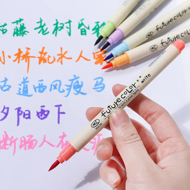 10pcs Soft Brush Color Marker Pens Set for Drawing Lettering Calligraphy Paint Stationery School Home DIY Art Supplies Manga
10pcs Soft Brush Color Marker Pens Set for Drawing Lettering Calligraphy Paint Stationery School Home DIY Art Supplies Manga