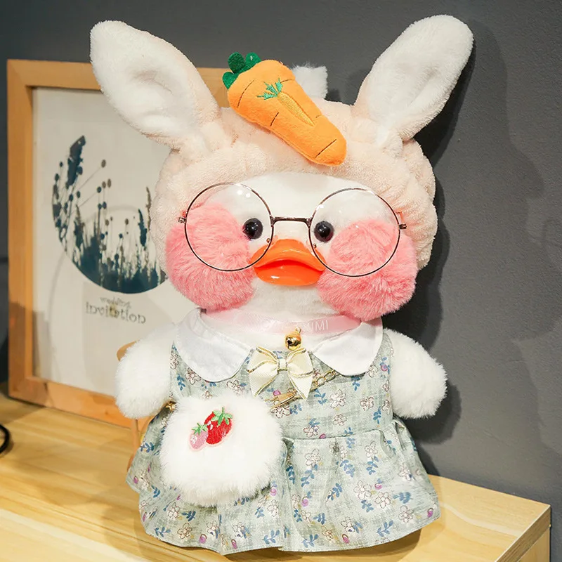 Little Yellow Ducks Plush Toy Doll 30cm Hoodie Hyaluronic Acid Duck with Glasses Kawaii Birthday Valentine's Day Gift for Girls
Little Yellow Ducks Plush Toy Doll 30cm Hoodie Hyaluronic Acid Duck with Glasses Kawaii Birthday Valentine's Day Gift for Girls