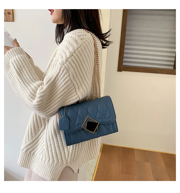 

Small Bags Women 2020 Autumn and Winter New Fashion Rhombus Handbags Shoulder Messenger Bag Mochilas Wild Small Square Bag