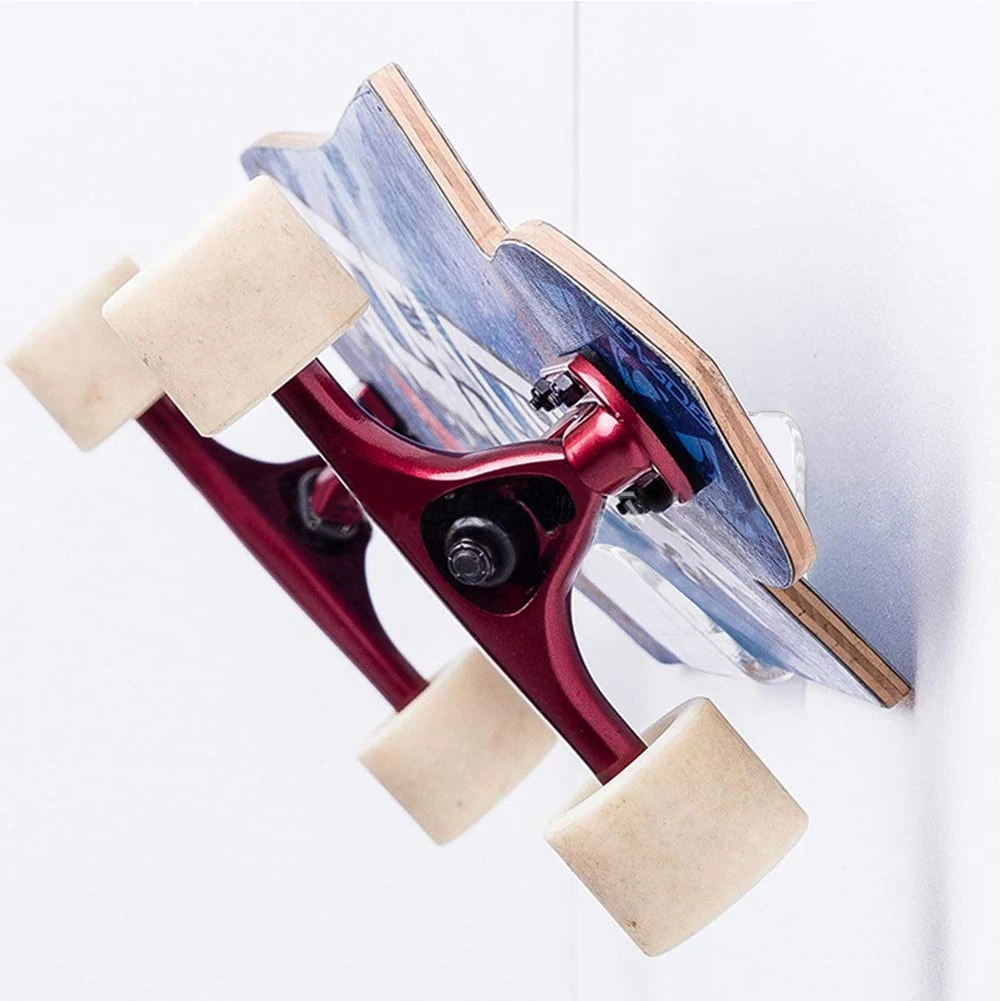1Pcs Longboard Wall Mount Rack Acrylic Skateboard Wall Storage Shelf Display Holder Transparent Skateboard Wall Holder Hook
1Pcs Longboard Wall Mount Rack Acrylic Skateboard Wall Storage Shelf Display Holder Transparent Skateboard Wall Holder Hook