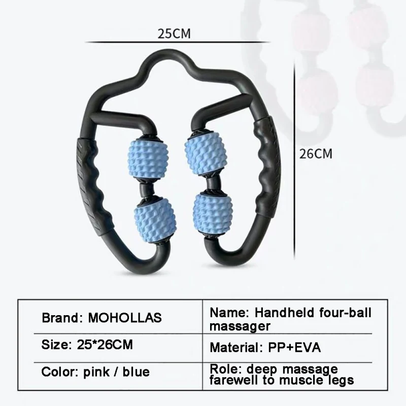 360 Massager Leg Muscle Relaxation Roller Ring Clamp Leg Massage Stick Yoga Body Shaping 4 Wheels Fitness Device for Sports
360 Massager Leg Muscle Relaxation Roller Ring Clamp Leg Massage Stick Yoga Body Shaping 4 Wheels Fitness Device for Sports
