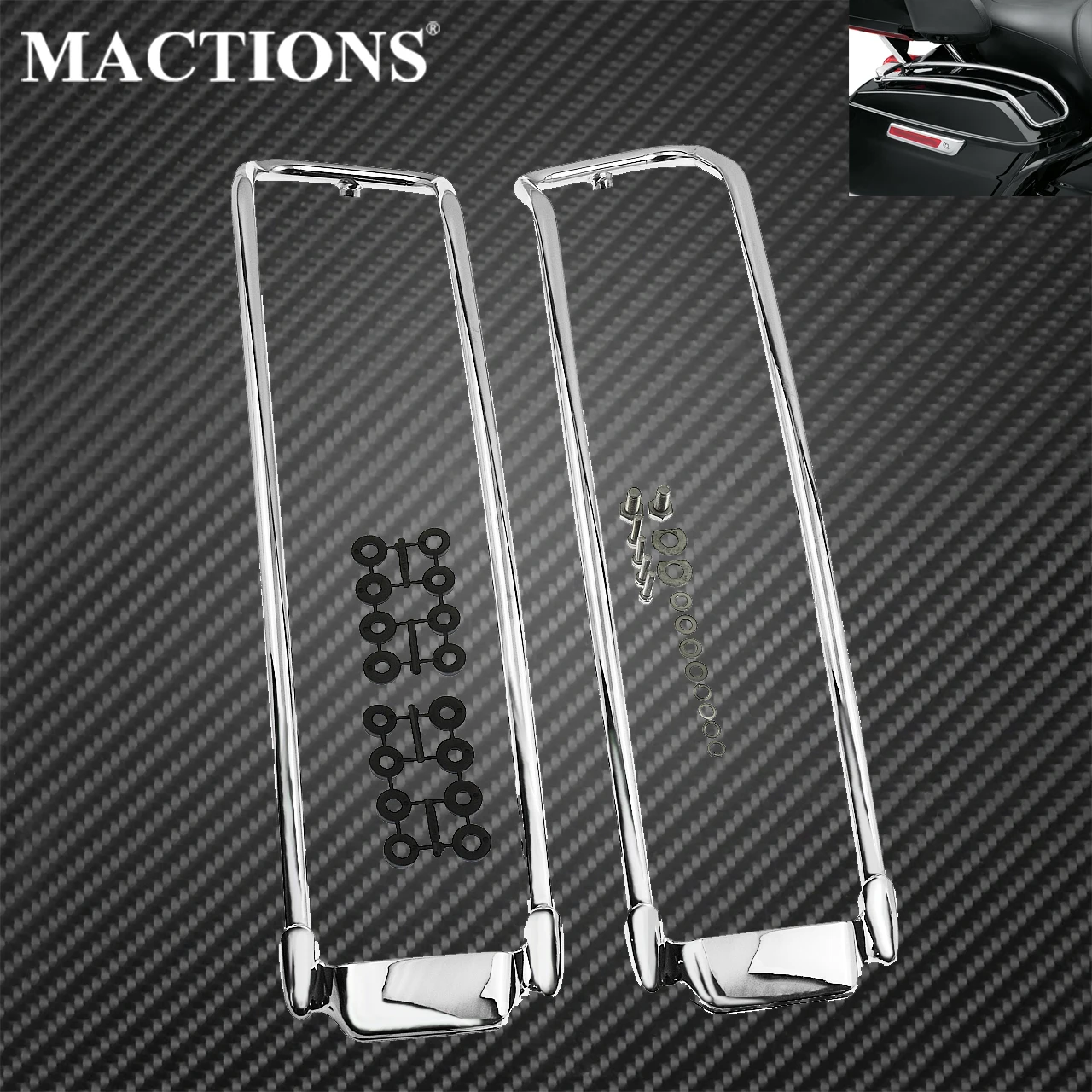 Motorcycle Air Wing Saddlebag Lid Top Rail Guard Chrome For Harley Road King Road Glide FLHR FLHTK FLHX FLHXS FLHTKSE 2014-2018
Motorcycle Air Wing Saddlebag Lid Top Rail Guard Chrome For Harley Road King Road Glide FLHR FLHTK FLHX FLHXS FLHTKSE 2014-2018