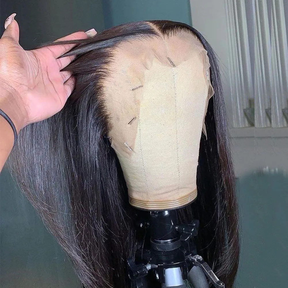 Короткий парик Боб, парики из человеческих волос на сетке спереди для женщин, прямые отбеленные узлы, предварительно выщипанный парик, пари... 
Короткий парик Боб, парики из человеческих волос на сетке спереди для женщин, прямые отбеленные узлы, предварительно выщипанный парик, пари...