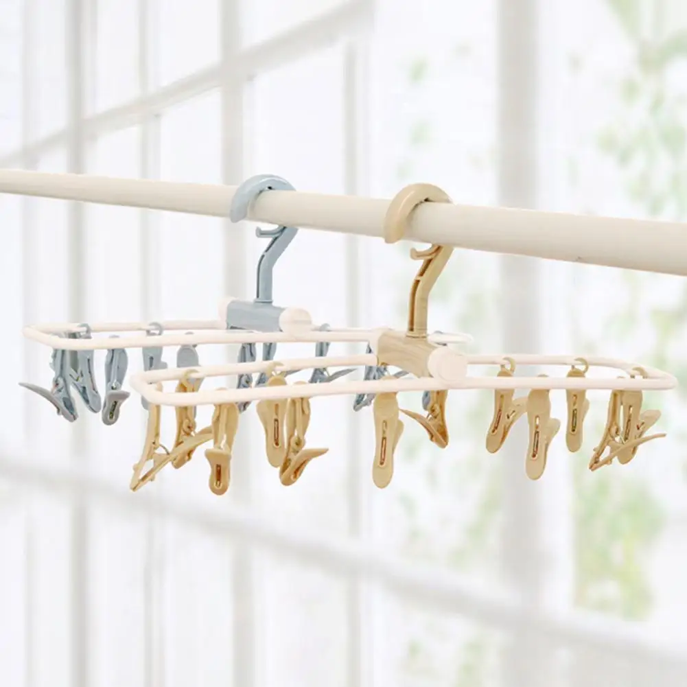 Durable Useful Travel Portable Clothespin Pegs Sturdy Socks Rack Anti-Lost for Indoor
Durable Useful Travel Portable Clothespin Pegs Sturdy Socks Rack Anti-Lost for Indoor