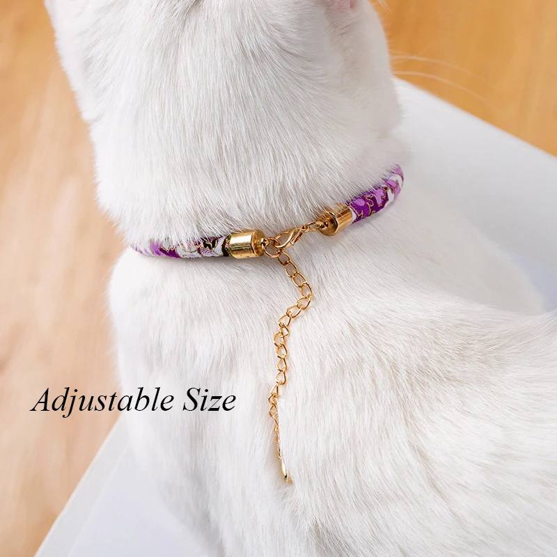 Handmade Cute Cats Collars Ethnic Printed Puppy Kitten Necklace With Bells Chinese style Pets Kitty /Small Dogs Collars
Handmade Cute Cats Collars Ethnic Printed Puppy Kitten Necklace With Bells Chinese style Pets Kitty /Small Dogs Collars