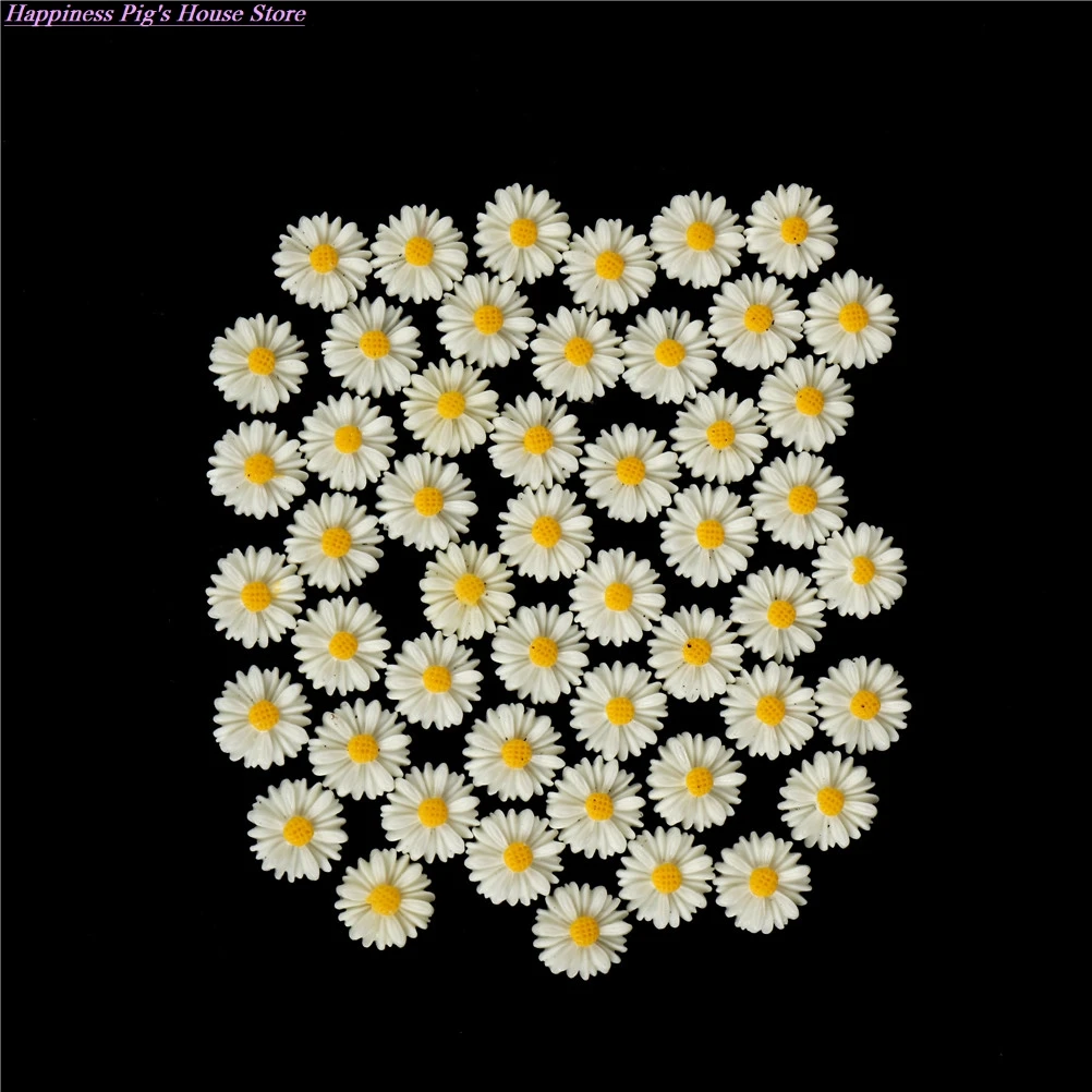 50Pcs Daisy Bloem Plaksteen Resin Cabochons Plakboek Craft 10Mm Diy Embellishments Telefoon Decor Hoofddeksels Accessoires
50Pcs Daisy Bloem Plaksteen Resin Cabochons Plakboek Craft 10Mm Diy Embellishments Telefoon Decor Hoofddeksels Accessoires