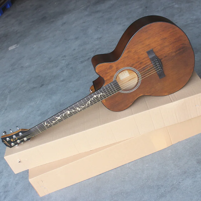 40 Inch Folk Guitar 6 String Pickup Electric Acoustic Guitar Missing Angle Spruce Guitar Rosewood Fingerboard Guitar AGT153
40 Inch Folk Guitar 6 String Pickup Electric Acoustic Guitar Missing Angle Spruce Guitar Rosewood Fingerboard Guitar AGT153