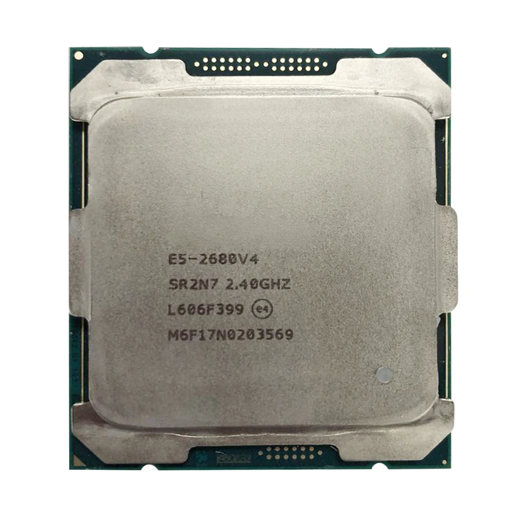 Xeon E5-2680 V4 14 Core CPU for X99LGA 2011-3 Motherboard DDR4 1600/1866/2133/2400 35MB Processor 2.4GHz PC Desktop Module Part
Xeon E5-2680 V4 14 Core CPU for X99LGA 2011-3 Motherboard DDR4 1600/1866/2133/2400 35MB Processor 2.4GHz PC Desktop Module Part