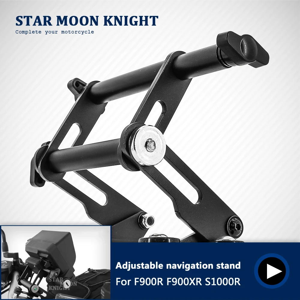 Motorcycle Adjustable Extend GPS Navigation Bracket Front Mobile Phone GPS Holder For BMW F900R F900XR S1000R F900 R 2014 - 2019
Motorcycle Adjustable Extend GPS Navigation Bracket Front Mobile Phone GPS Holder For BMW F900R F900XR S1000R F900 R 2014 - 2019