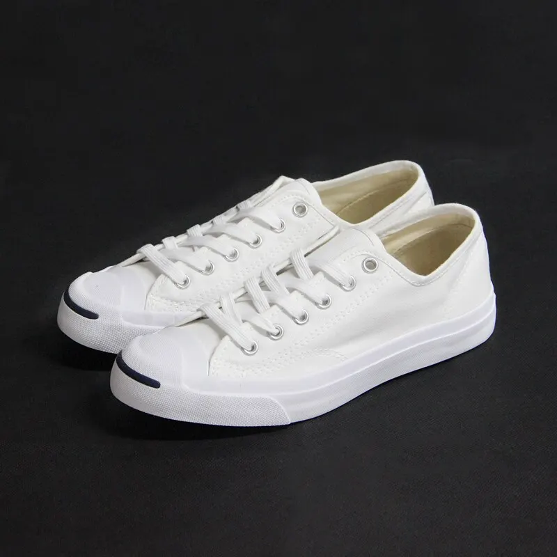 Converse baskets en toile avec visage souriant, style JACK PURCELL, chaussures de skateboard originales pour hommes et
Converse baskets en toile avec visage souriant, style JACK PURCELL, chaussures de skateboard originales pour hommes et
