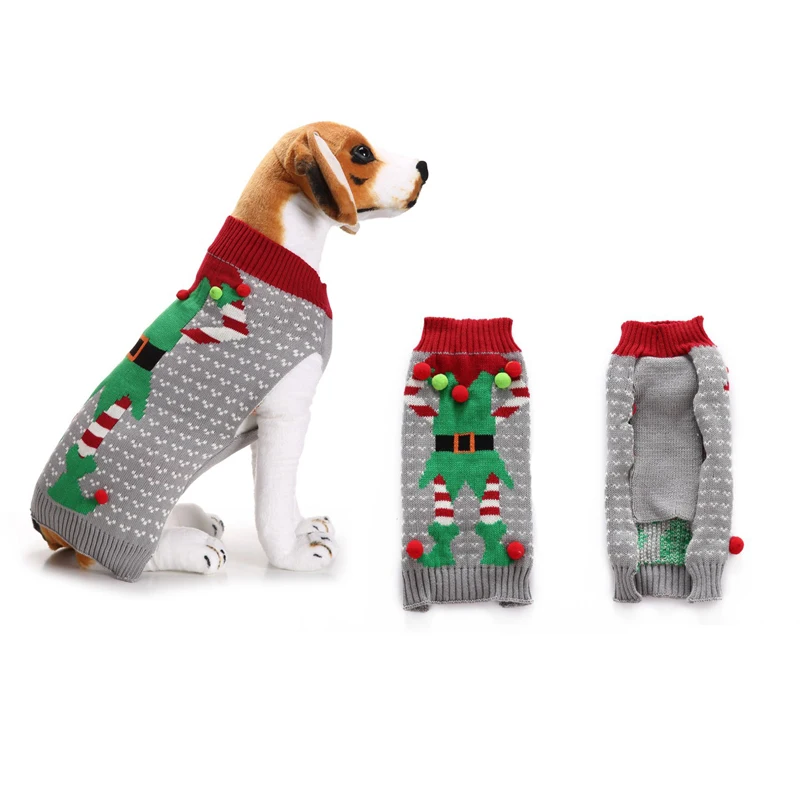 

Christmas Pet Dog Sweaters Coat for Small Large Dogs Cats Pet Clown Pullover Sweater Clothes Puppy Knitwear XXS XS S M L XL XXL