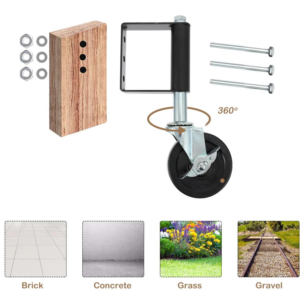 1 Set Spring-Loaded Gate Caster Practical Gate Wheel Heavy Duty Gate Caster
1 Set Spring-Loaded Gate Caster Practical Gate Wheel Heavy Duty Gate Caster