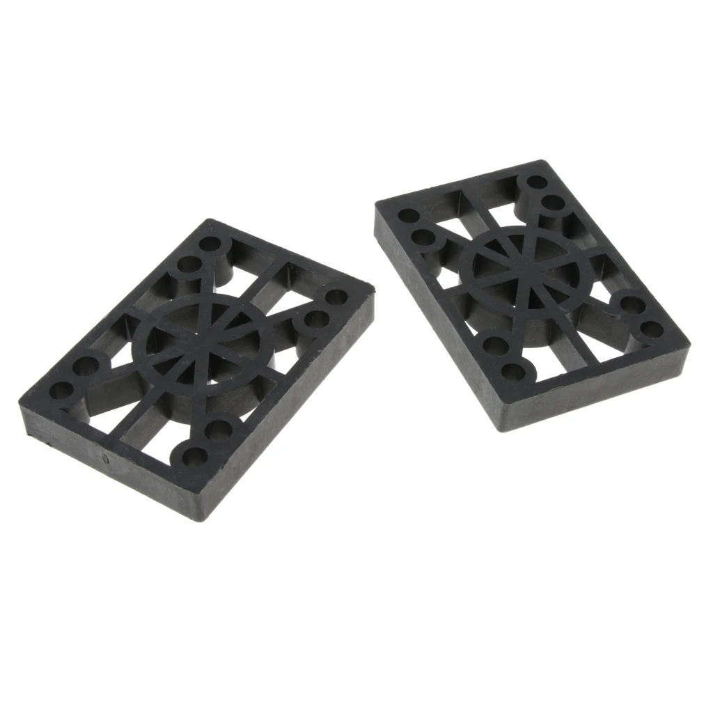 2 Pcs Skateboard Riser Pads Longboard Rise Pads, Soft Longboard Shockpads, 12mm, Black
2 Pcs Skateboard Riser Pads Longboard Rise Pads, Soft Longboard Shockpads, 12mm, Black