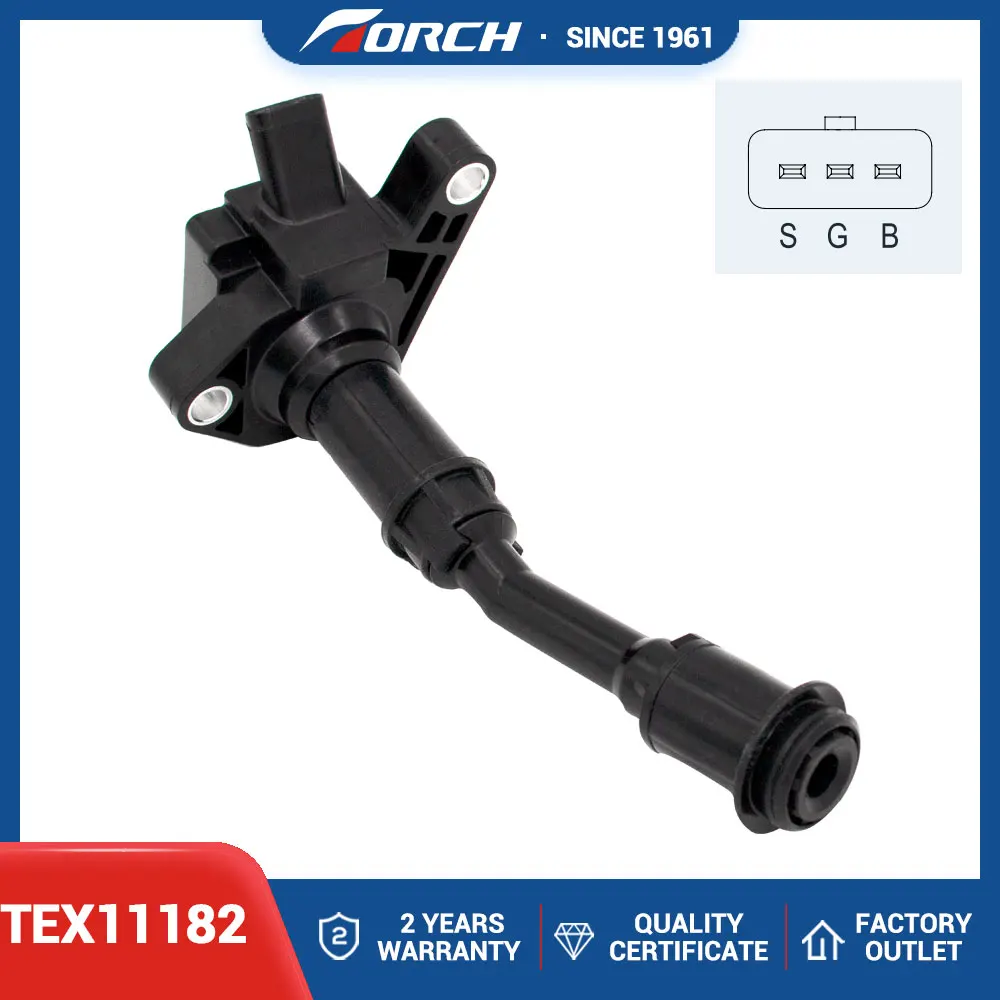 Car Ignition Coil 100% Original TEX11182(DQG12166-DM) Replace for DS7G-12A366-BB Fit for Ford Kuga/Fusion 2013-2014
Car Ignition Coil 100% Original TEX11182(DQG12166-DM) Replace for DS7G-12A366-BB Fit for Ford Kuga/Fusion 2013-2014