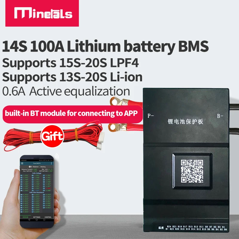 14s JK bms 54v 100A lipo support bluetooth Active equalizer Li-ion battery pack pcb Overcharge and release protection 18650 pcm
14s JK bms 54v 100A lipo support bluetooth Active equalizer Li-ion battery pack pcb Overcharge and release protection 18650 pcm