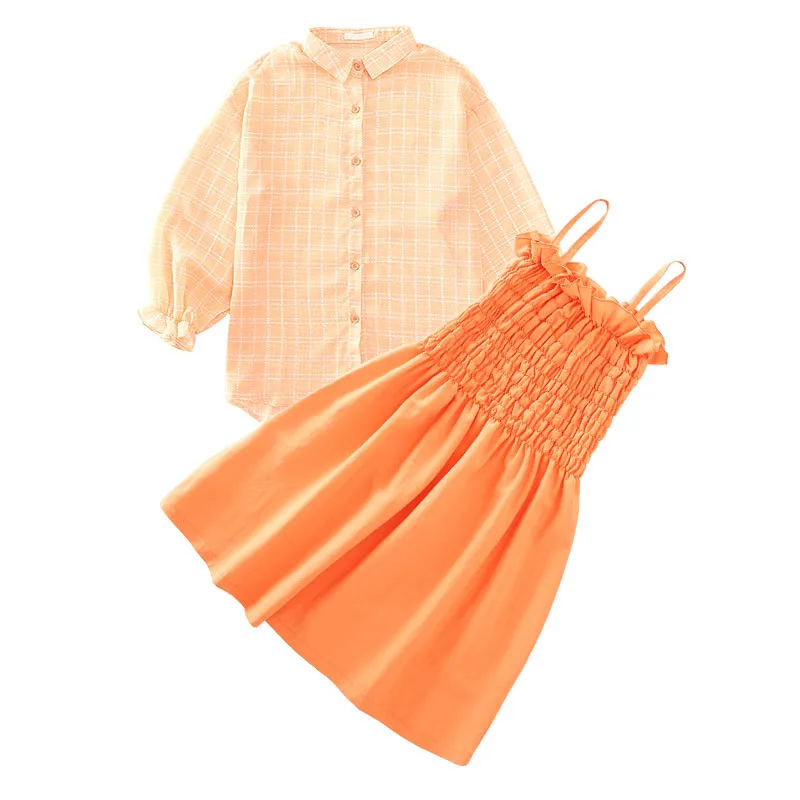 Girls suits the new summer 2021 han edition of cuhk child brim plaid shirt sun-protective clothing skirt with shoulder-straps
Girls suits the new summer 2021 han edition of cuhk child brim plaid shirt sun-protective clothing skirt with shoulder-straps