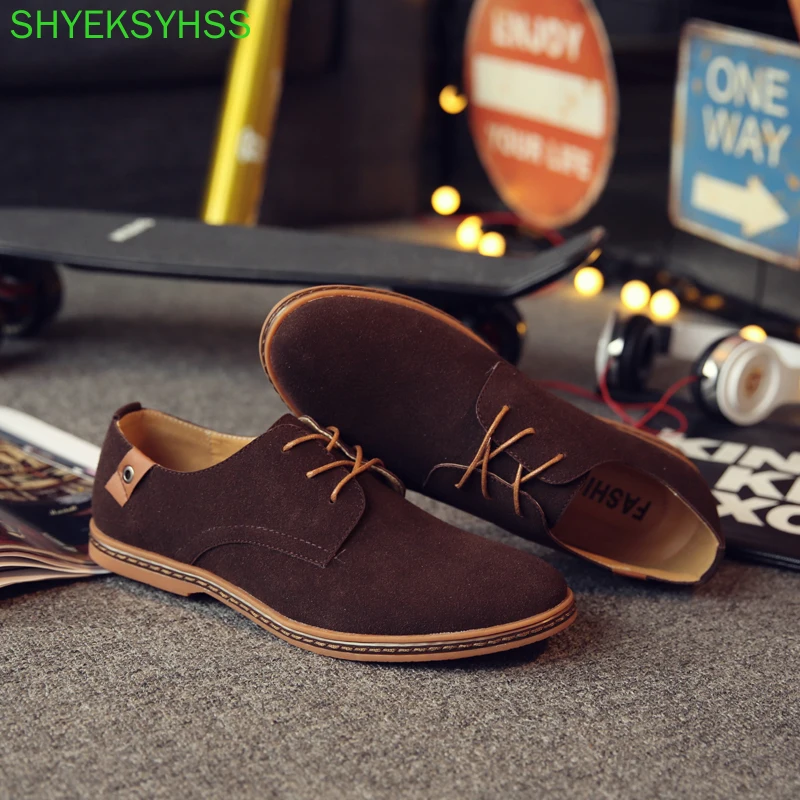2021 Spring Suede Leather Men Shoes Oxford Casual Shoes Classic Sneakers Comfortable Footwear Dress Shoes Large Size Flats
2021 Spring Suede Leather Men Shoes Oxford Casual Shoes Classic Sneakers Comfortable Footwear Dress Shoes Large Size Flats