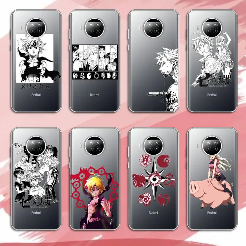 Nanatsu no Taizai Seven Deadly Sin Phone Case Transparent for Xiaomi Redmi note 10 t 8 9 pro lite 11 high quality etui 
Nanatsu no Taizai Seven Deadly Sin Phone Case Transparent for Xiaomi Redmi note 10 t 8 9 pro lite 11 high quality etui