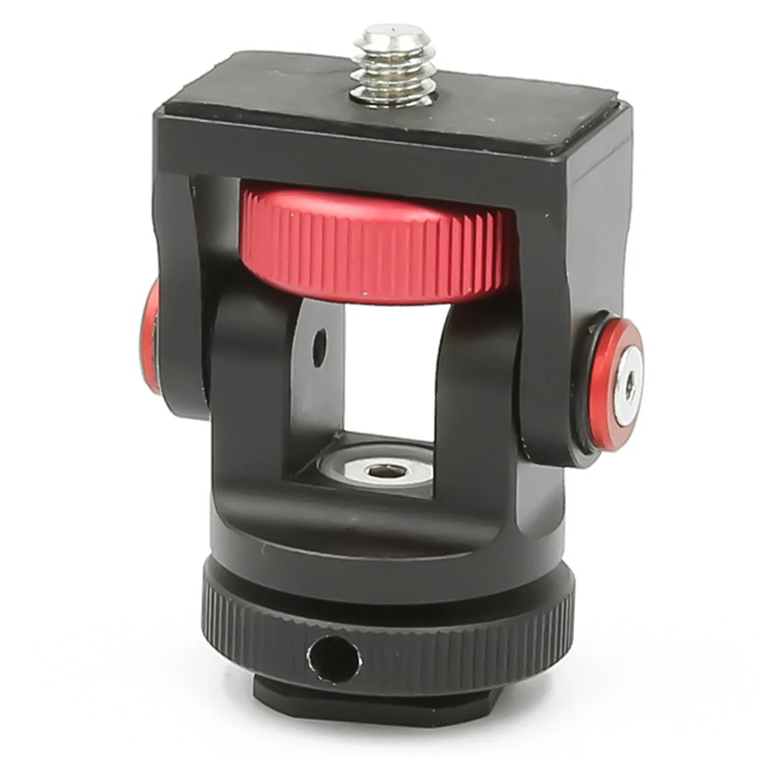 Monitor Tripod Head Monitor Connection Mount with Universal 1/4 Screw Hole Connector Support 360 Horizontal Rotation 
Monitor Tripod Head Monitor Connection Mount with Universal 1/4 Screw Hole Connector Support 360 Horizontal Rotation