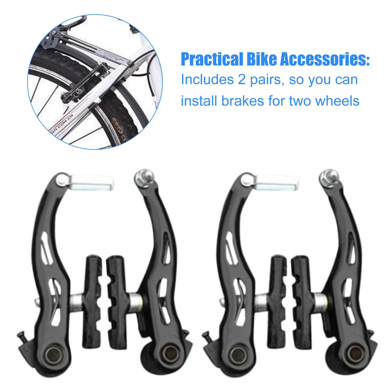 Mountain Bicycle Bike MTB Linear Pull V Brake Caliper Set with Brake Pads Bike Linear Pull V Brake Calipers Set Brake Pads Shoes
Mountain Bicycle Bike MTB Linear Pull V Brake Caliper Set with Brake Pads Bike Linear Pull V Brake Calipers Set Brake Pads Shoes